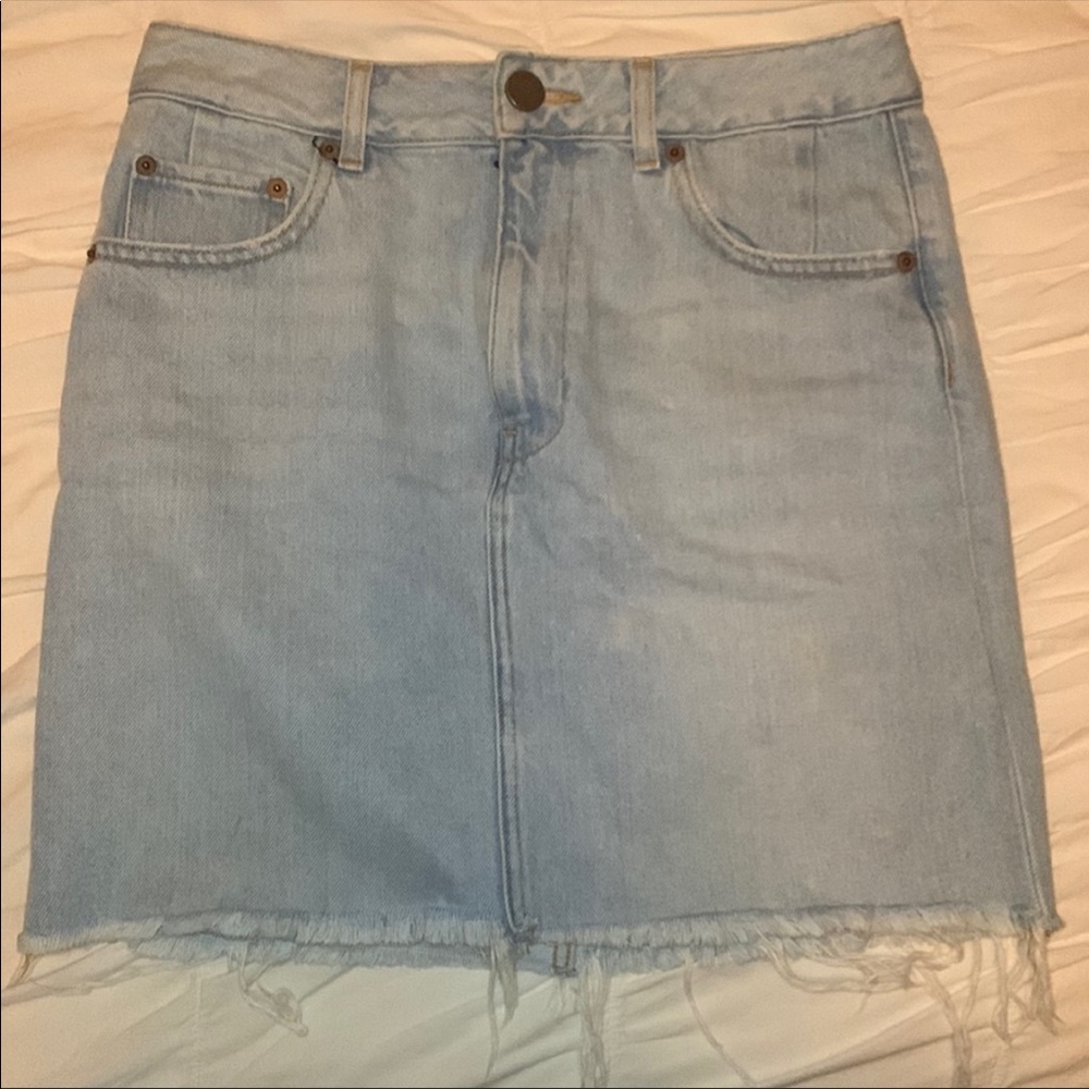 ASOS Design Denim Miniskirt